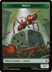 Insect // Clue Double-Sided Token [Marvel Super Heroes Tokens] | Gamers Paradise
