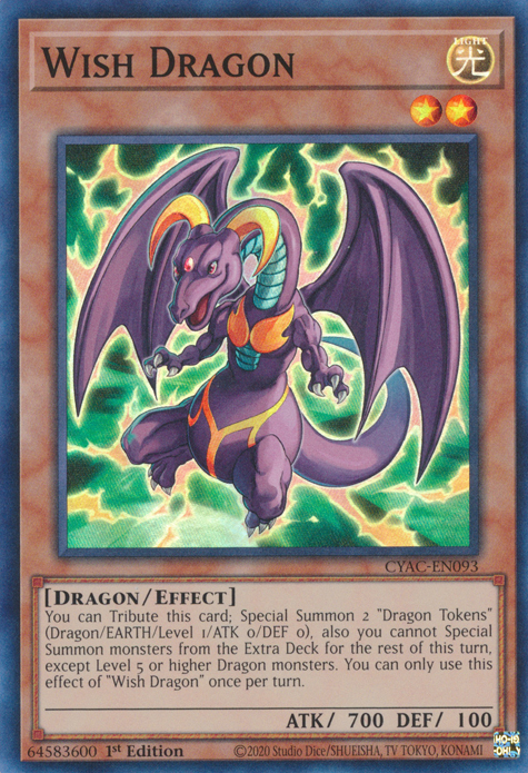 Wish Dragon [CYAC-EN093] Super Rare | Gamers Paradise