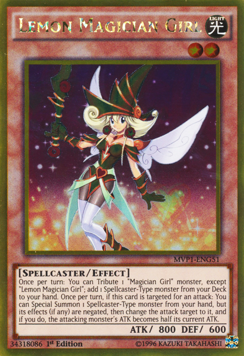 Lemon Magician Girl [MVP1-ENG51] Gold Rare | Gamers Paradise