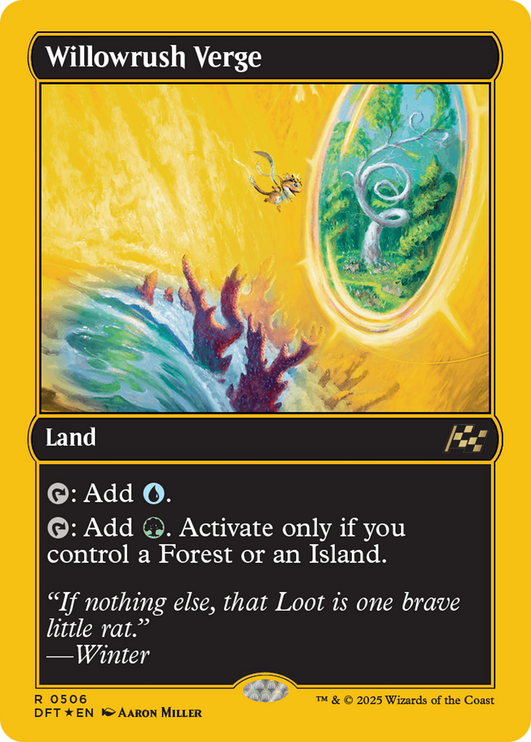 Willowrush Verge (First-Place Foil) [Aetherdrift] | Gamers Paradise