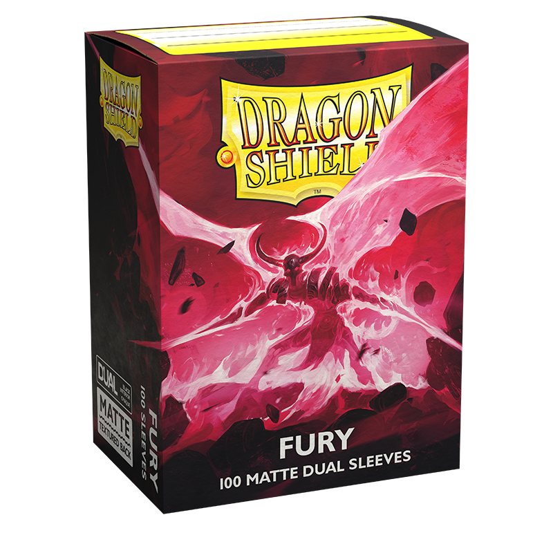 Dragon Shield: Standard 100ct Sleeves - Fury (Dual Matte) | Gamers Paradise