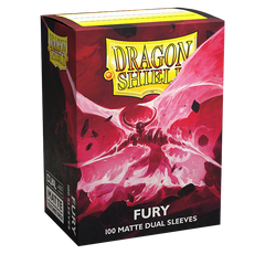 Dragon Shield: Standard 100ct Sleeves - Fury (Dual Matte) | Gamers Paradise