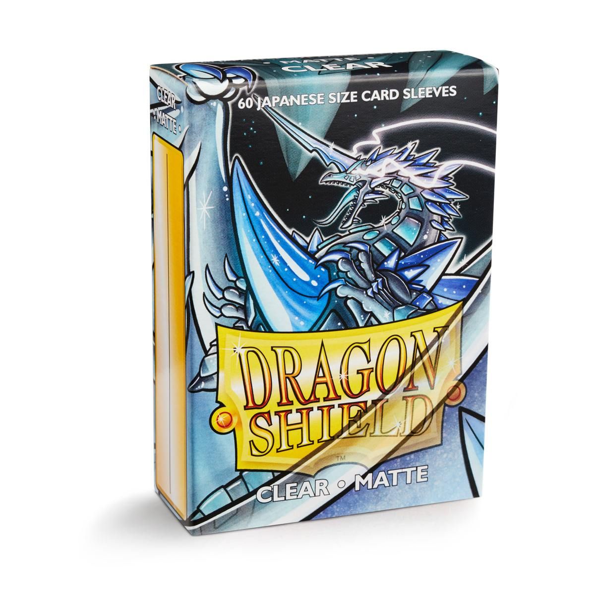 Dragon Shield: Japanese Size 60ct Sleeves - Clear (Matte) | Gamers Paradise