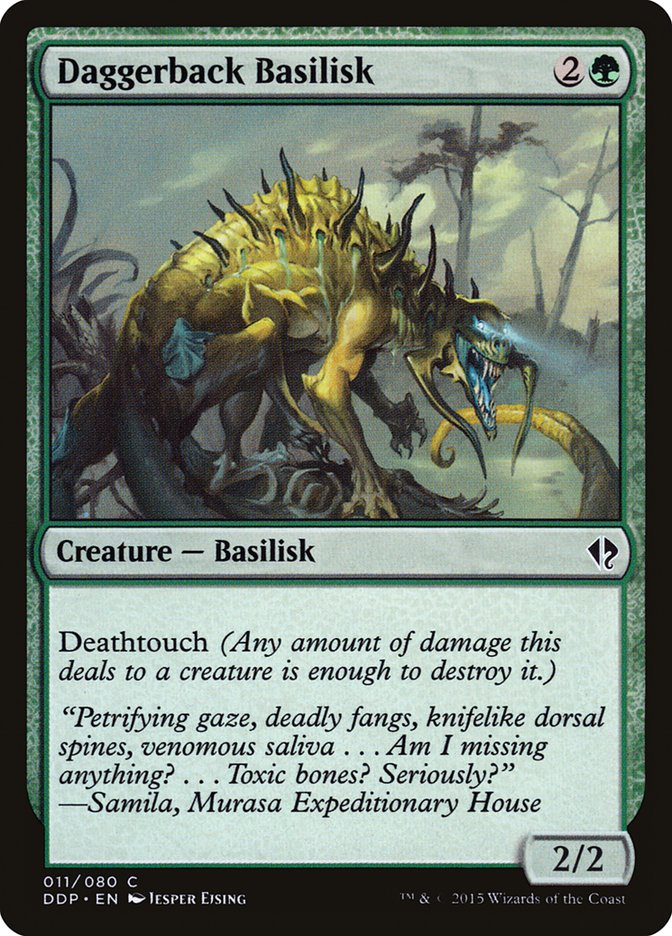 Daggerback Basilisk [Duel Decks: Zendikar vs. Eldrazi] | Gamers Paradise