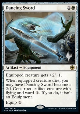 Dancing Sword (Promo Pack) [Dungeons & Dragons: Adventures in the Forgotten Realms Promos] | Gamers Paradise