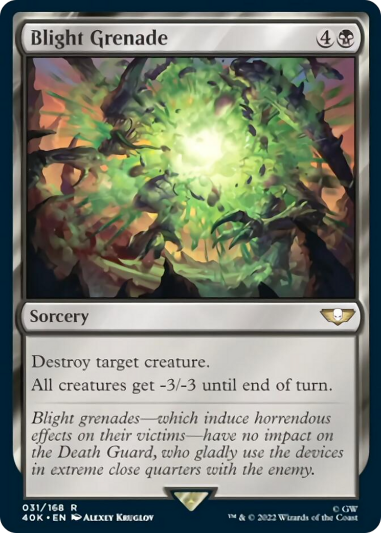 Blight Grenade (Surge Foil) [Warhammer 40,000] | Gamers Paradise
