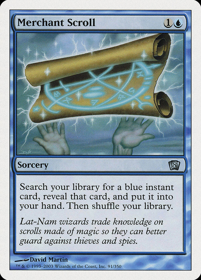 Merchant Scroll (8th Edition) [Oversize Cards] | Gamers Paradise