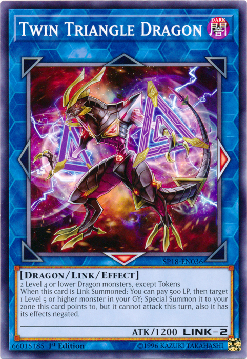 Twin Triangle Dragon [SP18-EN036] Common | Gamers Paradise