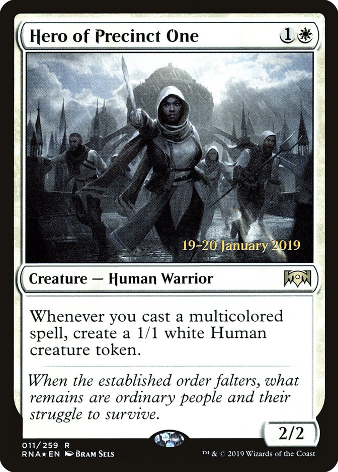 Hero of Precinct One [Ravnica Allegiance Prerelease Promos] | Gamers Paradise