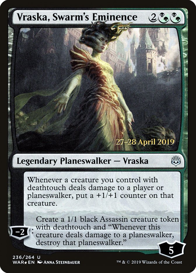 Vraska, Swarm's Eminence [War of the Spark Prerelease Promos] | Gamers Paradise