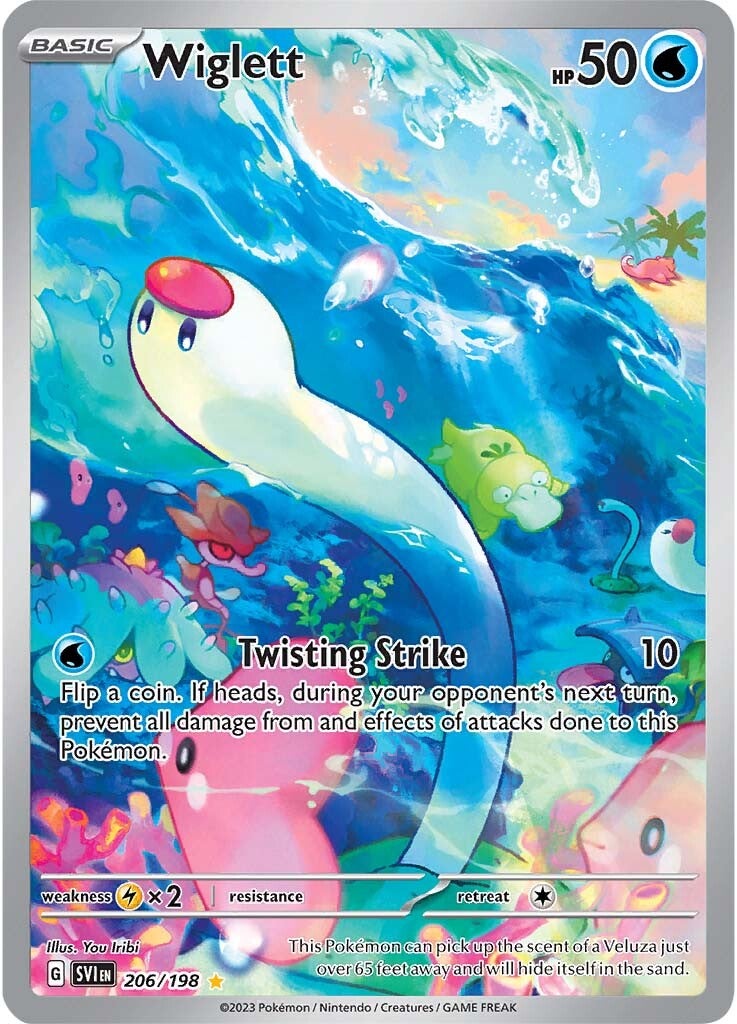 Wiglett (206/198) [Scarlet & Violet: Base Set] | Gamers Paradise