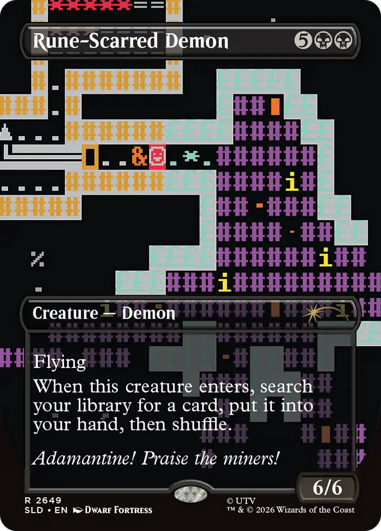 Rune-Scarred Demon [Secret Lair Drop Series] | Gamers Paradise