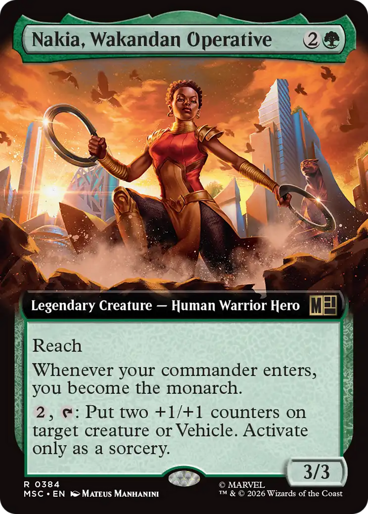 Nakia, Wakandan Operative (Extended Art) [Marvel Super Heroes Commander] | Gamers Paradise