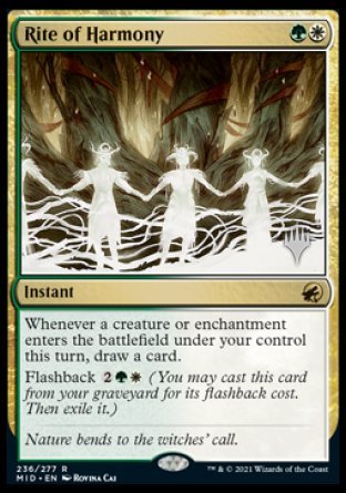 Rite of Harmony (Promo Pack) [Innistrad: Midnight Hunt Promos] | Gamers Paradise