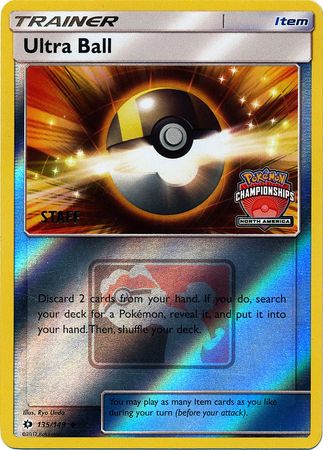 Ultra Ball (135/149) (NA Championship Promo Staff) [Sun & Moon: Base Set] | Gamers Paradise
