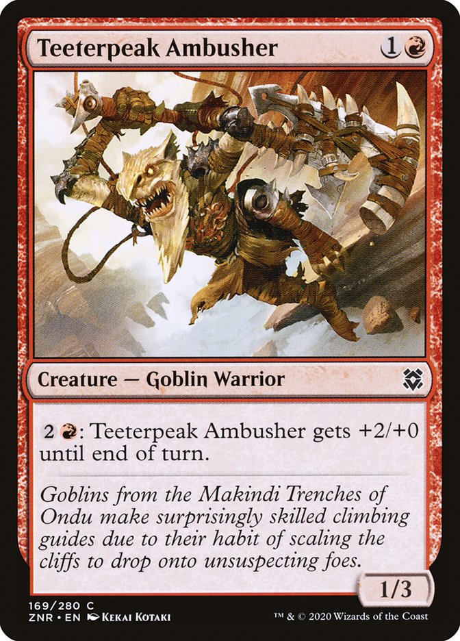 Teeterpeak Ambusher [Zendikar Rising] | Gamers Paradise