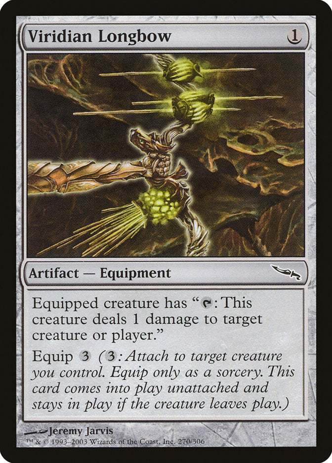 Viridian Longbow [Mirrodin] | Gamers Paradise