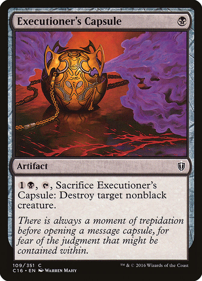 Executioner's Capsule [Commander 2016] | Gamers Paradise