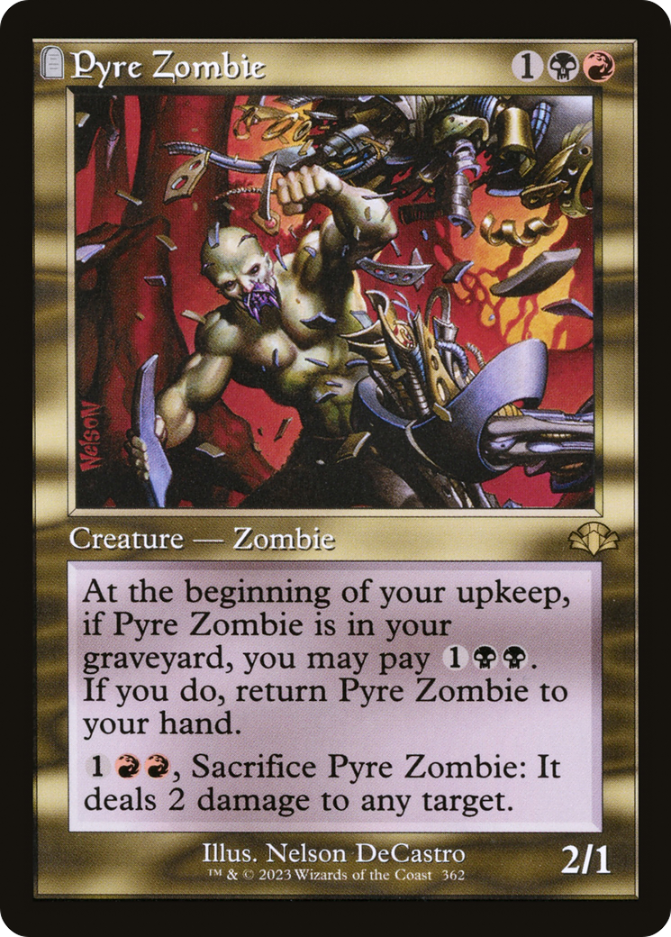 Pyre Zombie (Retro) [Dominaria Remastered] | Gamers Paradise