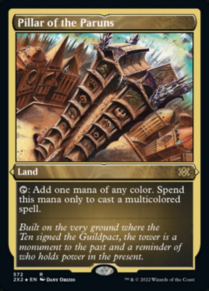 Pillar of the Paruns (Foil Etched) [Double Masters 2022] | Gamers Paradise