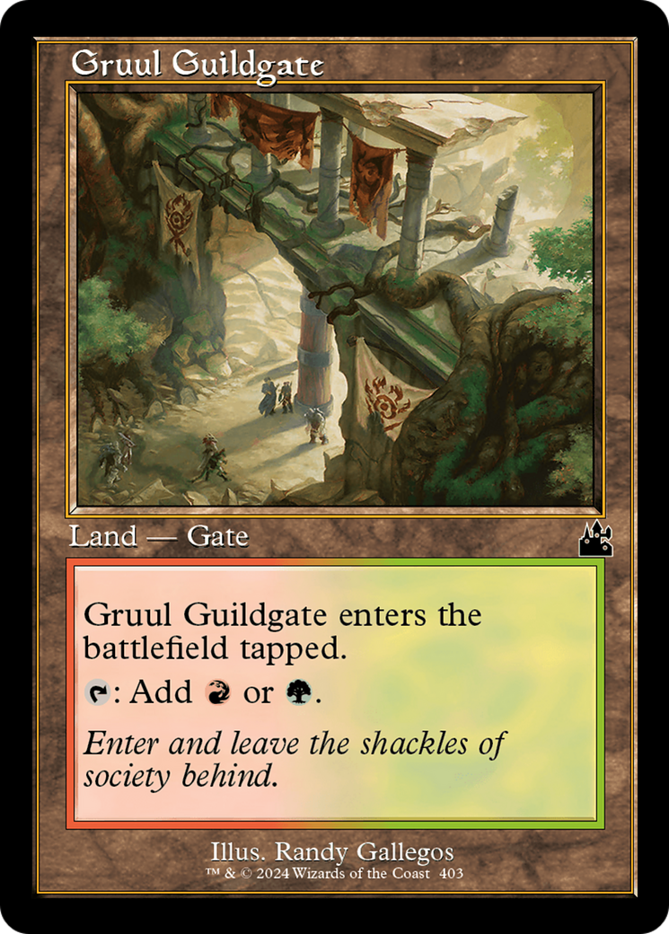 Gruul Guildgate (Retro Frame) [Ravnica Remastered] | Gamers Paradise