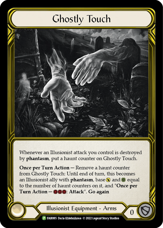 Ghostly Touch (Golden) [FAB085] (Promo)  Cold Foil | Gamers Paradise