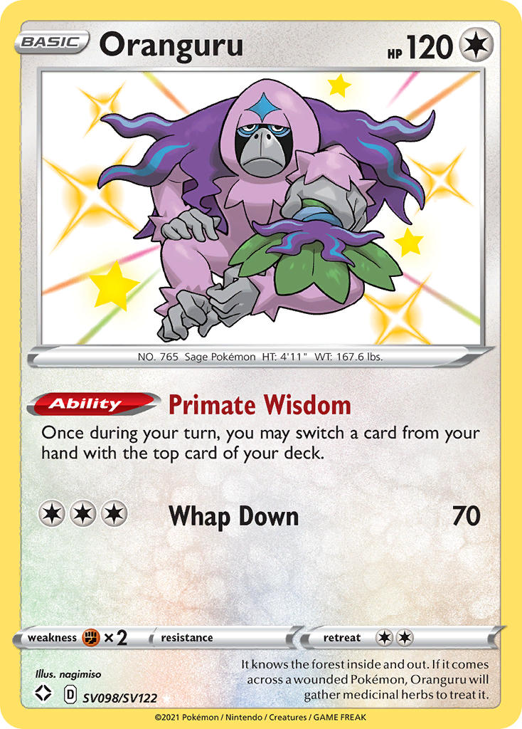 Oranguru (SV098/SV122) [Sword & Shield: Shining Fates] | Gamers Paradise