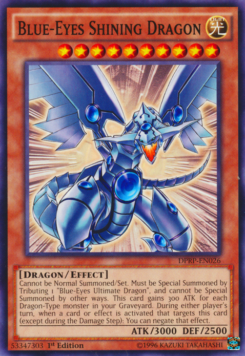 Blue-Eyes Shining Dragon [DPRP-EN026] Common | Gamers Paradise