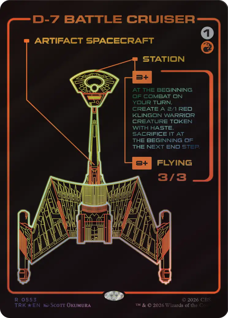 D-7 Battle Cruiser (Showcase) [Star Trek] | Gamers Paradise