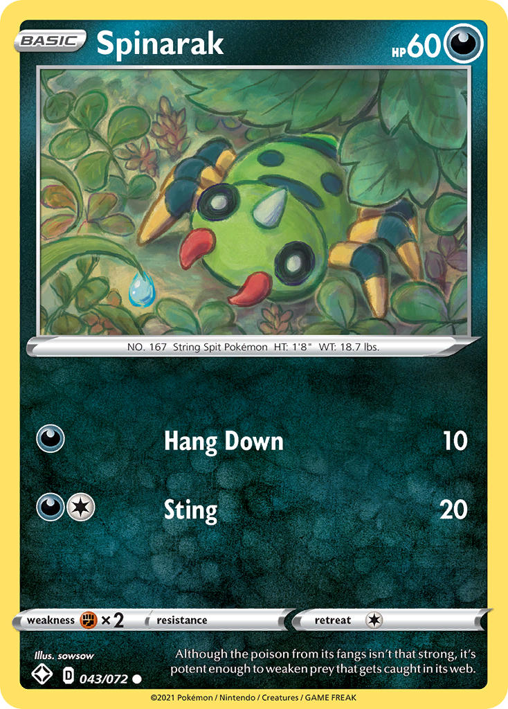 Spinarak (043/072) [Sword & Shield: Shining Fates] | Gamers Paradise