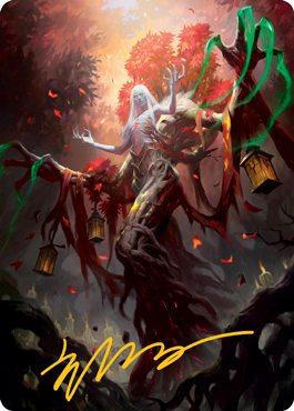 Wrenn and Seven Art Card (Gold-Stamped Signature) [Innistrad: Midnight Hunt Art Series] | Gamers Paradise