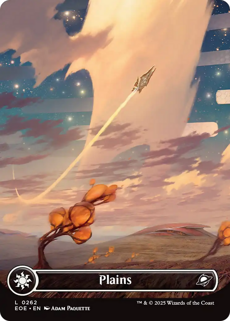 Plains (0262) (Borderless) [Edge of Eternities] | Gamers Paradise