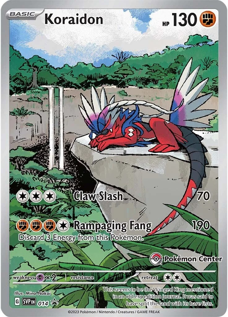 Koraidon (124/198) (Pokemon Center Exclusive) [Scarlet & Violet: Black Star Promos] | Gamers Paradise