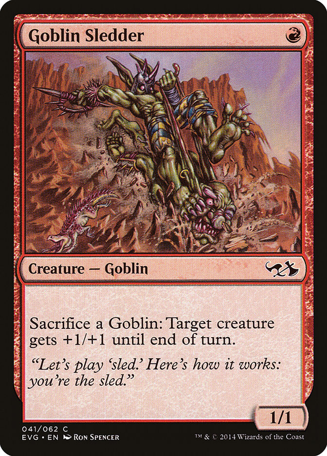 Goblin Sledder (Elves vs. Goblins) [Duel Decks Anthology] | Gamers Paradise