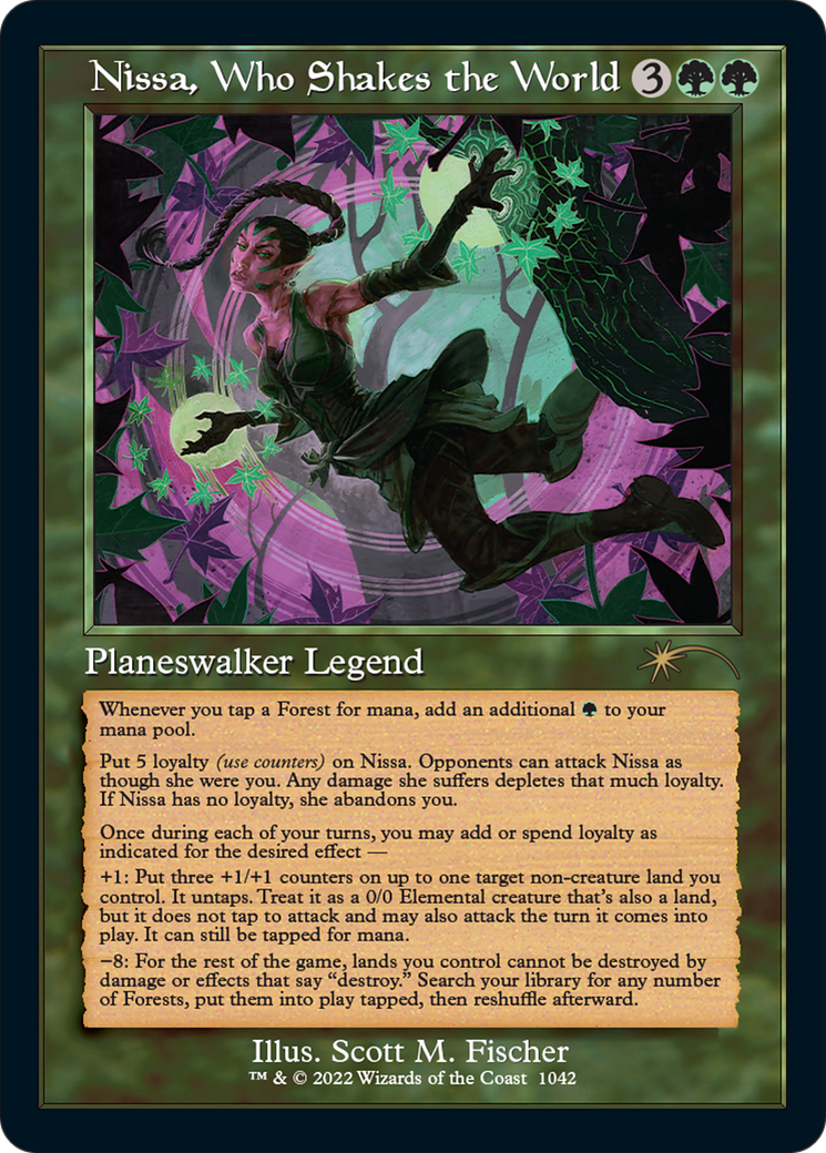 Nissa, Who Shakes the World (Retro) [Secret Lair Drop Series] | Gamers Paradise