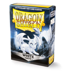 Dragon Shield: Standard 60ct Sleeves - White (Matte) | Gamers Paradise