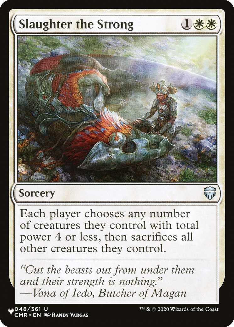 Slaughter the Strong [The List Reprints] | Gamers Paradise