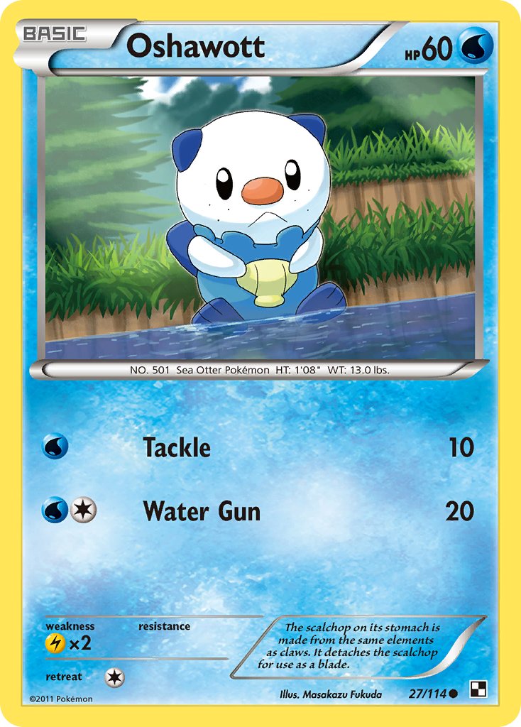 Oshawott (27/114) [Alternate Art Promos] | Gamers Paradise