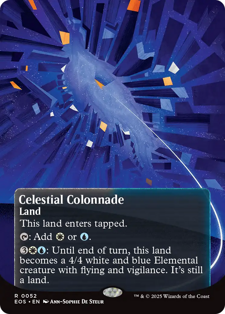 Celestial Colonnade (0052) (Borderless) [Edge of Eternities: Stellar Sights] | Gamers Paradise