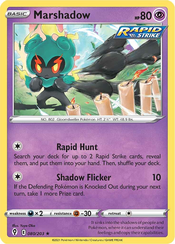 Marshadow (080/203) [Sword & Shield: Evolving Skies] | Gamers Paradise