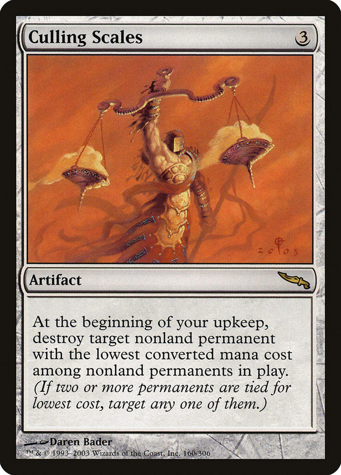Culling Scales [Mirrodin] | Gamers Paradise