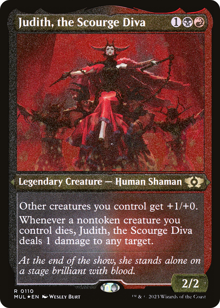 Judith, the Scourge Diva (Foil Etched) [Multiverse Legends] | Gamers Paradise