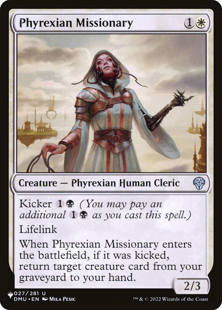 Phyrexian Missionary [The List] | Gamers Paradise