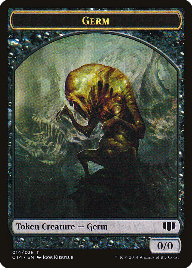 Stoneforged Blade // Germ Double-Sided Token [Commander 2014 Tokens] | Gamers Paradise