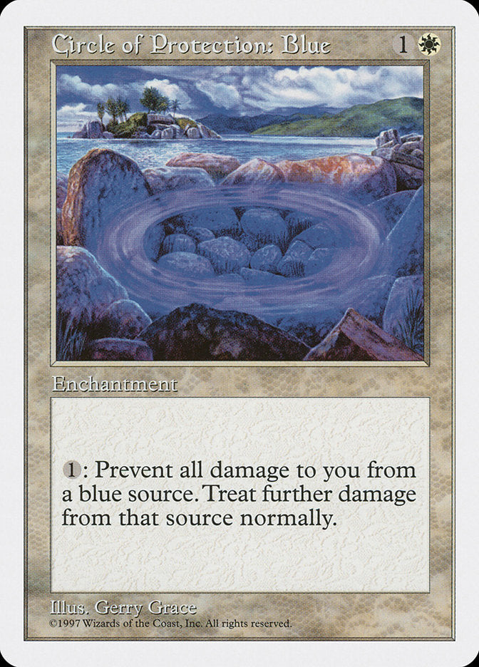 Circle of Protection: Blue [Fifth Edition] | Gamers Paradise