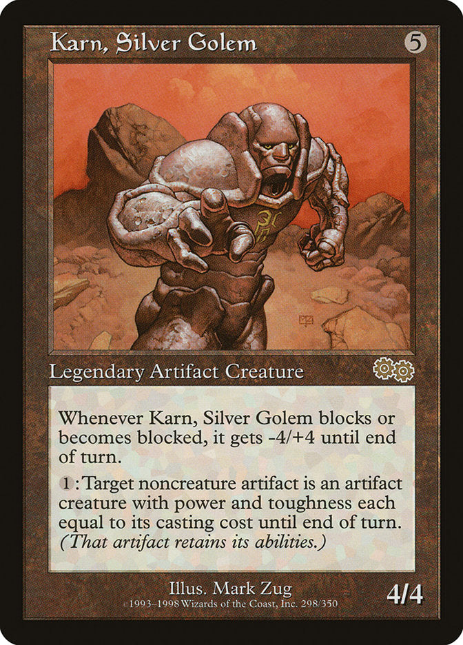Karn, Silver Golem [Urza's Saga] | Gamers Paradise