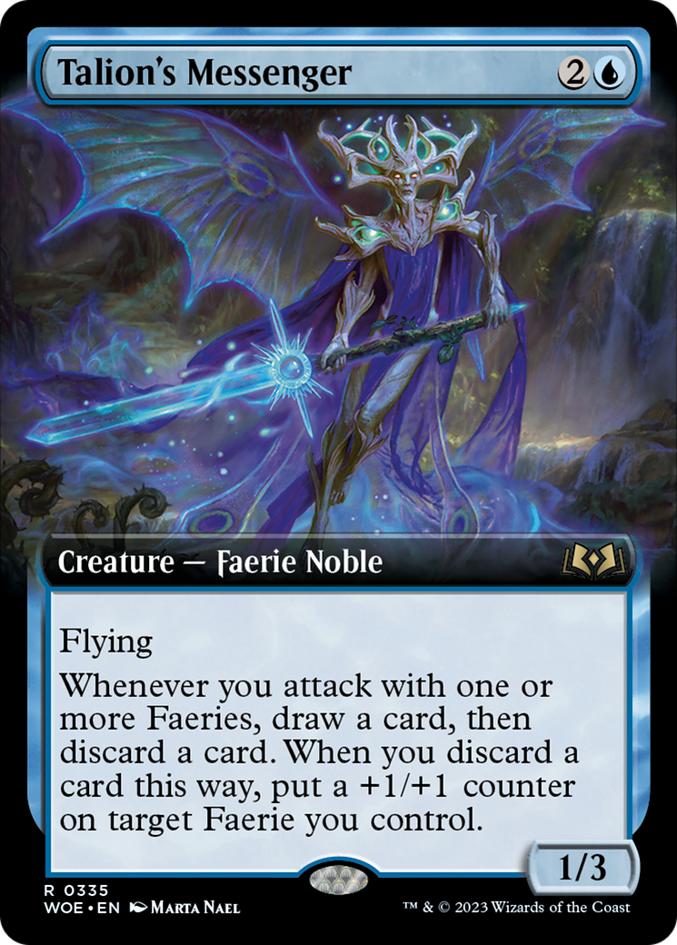 Talion's Messenger (Extended Art) [Wilds of Eldraine] | Gamers Paradise