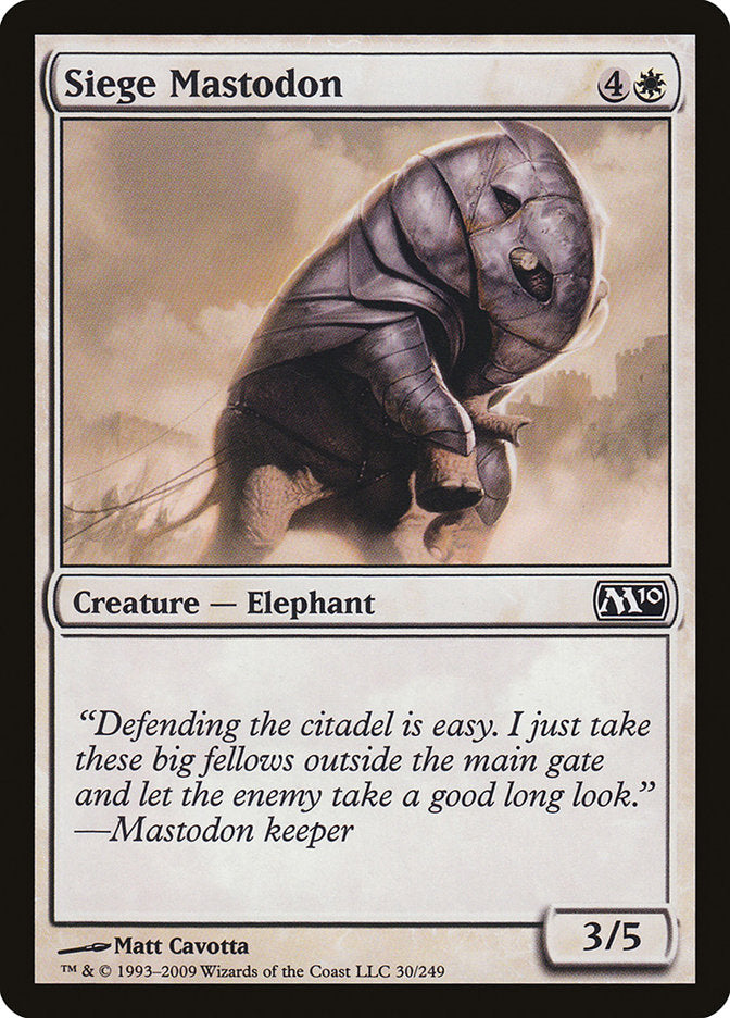 Siege Mastodon [Magic 2010] | Gamers Paradise