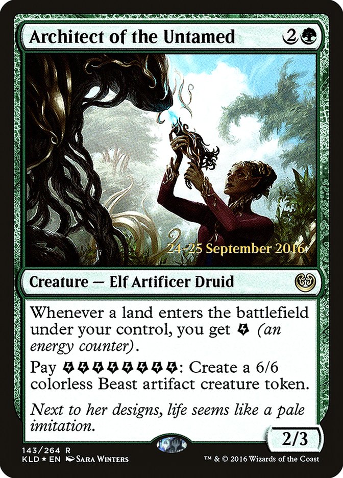 Architect of the Untamed [Kaladesh Prerelease Promos] | Gamers Paradise