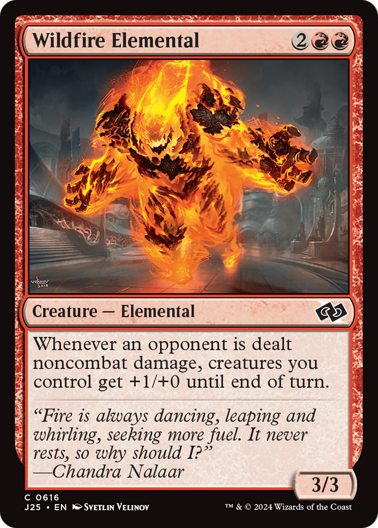 Wildfire Elemental [Foundations Jumpstart] | Gamers Paradise